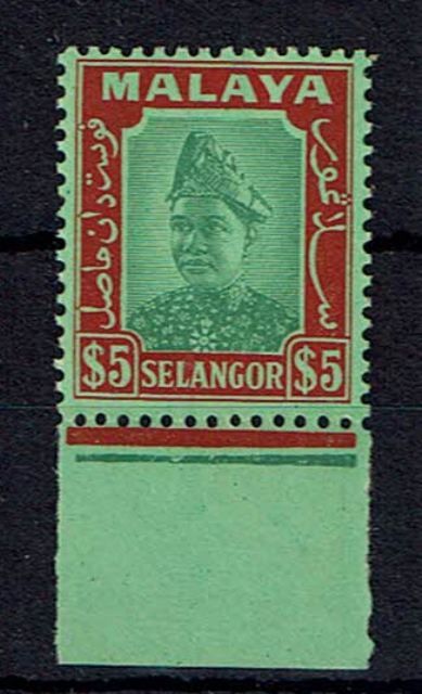 Image of Malayan States ~ Selangor SG 87var UMM British Commonwealth Stamp